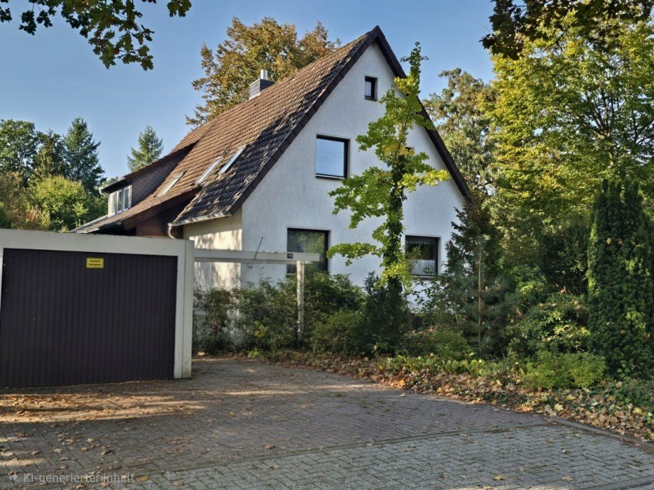 Frontansicht Einfamilienhaus Celle / Wietzenbruch