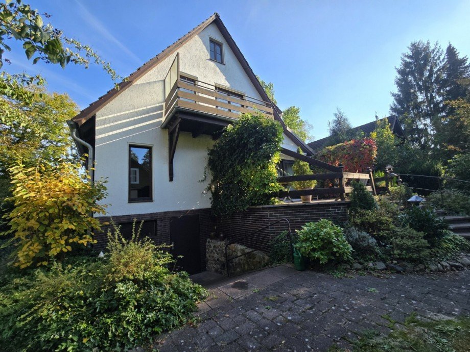 R�ckansicht Einfamilienhaus Celle / Wietzenbruch