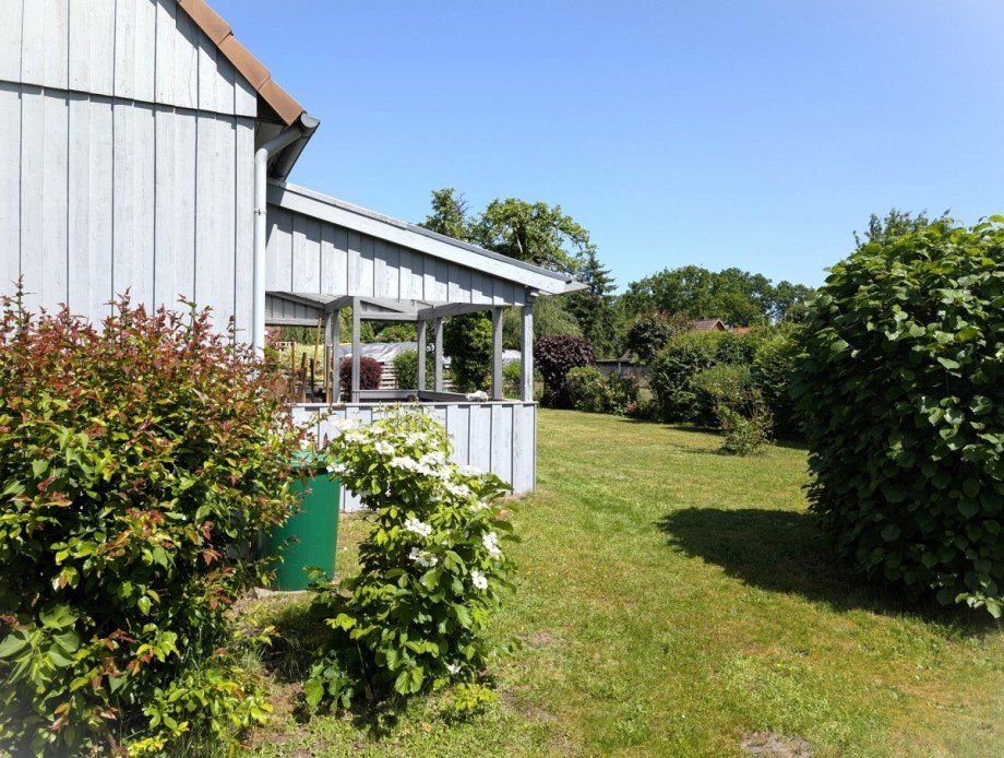 Garten mit �berdachte Ter Einfamilienhaus Lachendorf